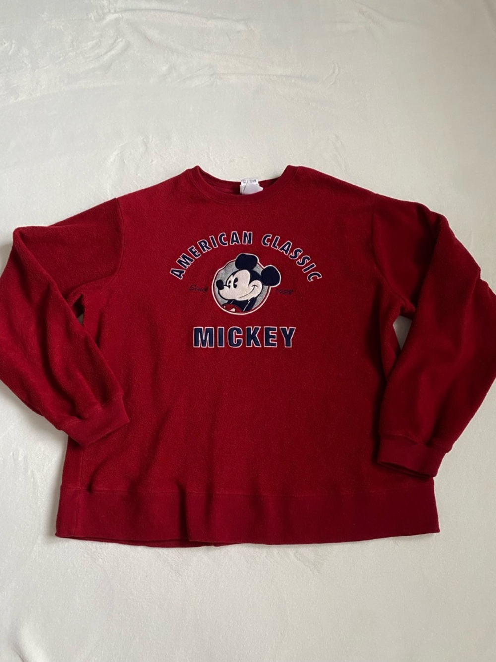 Mickey Graphic Red Sweatshirt - American Classic